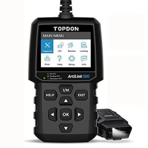 TOPDON AL500 obd2 故障診断機 自動車スキャンツール 日本語対応 obd2コードリーダー 汎用スキャンツール BMW/BEN