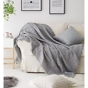 Tmvok マルチカバー 北欧風 ソファカバー おしゃれ 2人掛け3人掛け 多機能 綿製品のブランケット グレー 無地 カーペット テーブルクロス 保護カバー マルチクロ の最安値 価格比較 送料無料検索 Yahoo ショッピング