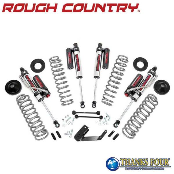 [ROUGH COUNTRY] 3.25インチリフトアップキット 左ハンドル用 VERTEXリザーバ...