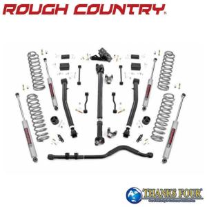 ROUGH COUNTRY] フロントコントロールアーム ダウンブラケット 3.5〜4