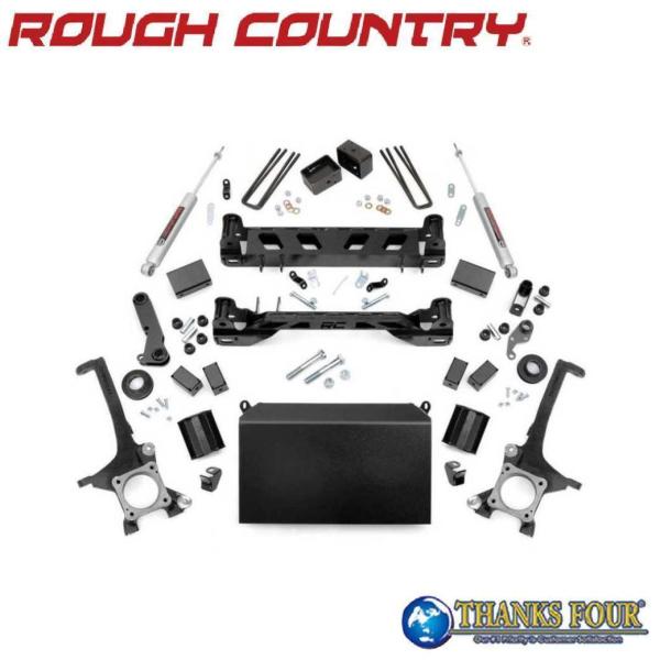 [ROUGH COUNTRY ラフカントリー]6インチ リフトアップキット/サスキット ストラットス...