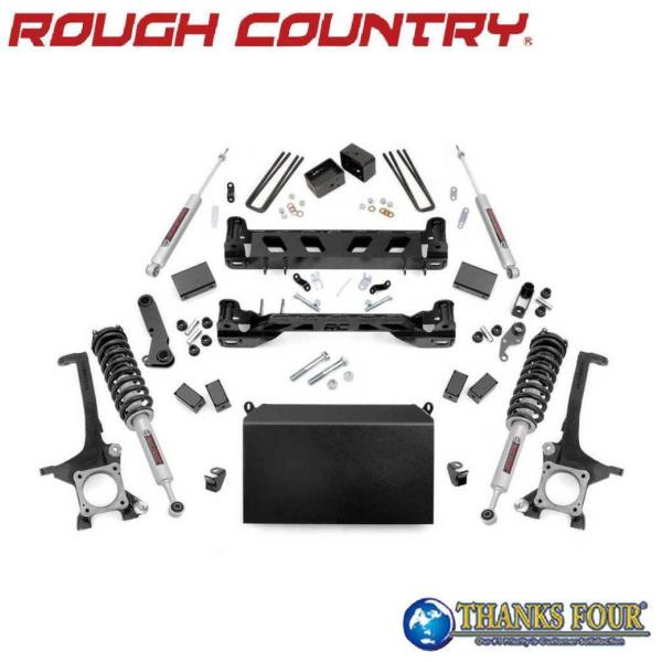 [ROUGH COUNTRY ラフカントリー]6インチ リフトアップキット/サスキット リフトアップ...