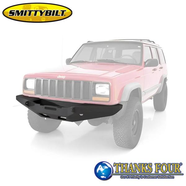 [SmittyBilt] XRC ロッククローラー フロントバンパー Dリングマウント/ウインチマウ...