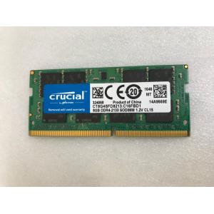 CRUCIAL PC4-2133P 8GB DDR4 ノートパソコン用メモリ PC4-17000 8GB 260ピン PC4-2133P 8GB DDR4 LAPTOP RAM 中古動作確認済み｜thanksjp