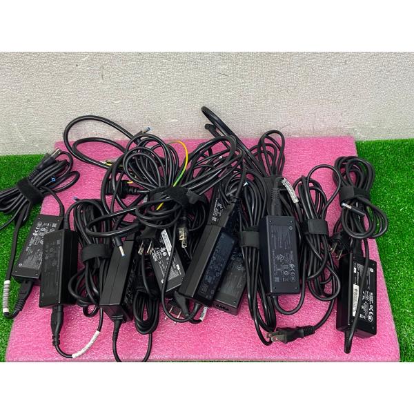 青ピン HP 19.5V 2.31A 45W ACアダプター まとめて 10台 外径約 4.5mm ...