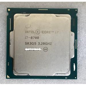 CPU インテル Core i7-8700 3.30GHz SR3QS LGA1151 Intel Core i7 8700 CORE i7 第8世代 プロセッサー 中古動作確認済み｜thanksjp