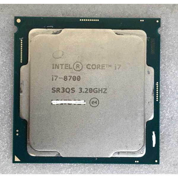 CPU インテル Core i7-8700 3.20GHz SR3QS LGA1151 Intel ...