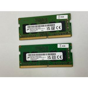 ddr4 16gb ノート MICRON 1RX16 PC4-3200 8GB 2枚で 16GB DDR4ノートパソコン用メモリ ECCなし 260ピン DDR4-25600 LAPTOP RAM