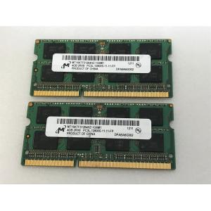 MICRON 2Rx8 PC3L-12800S 4GB 2枚 8GB DDR3L ノートPC用 メモリ 204ピン DDR3L-1600 4GB 2枚 DDR3L LAPTOP RAM 中古動作確認済み｜サンクスジェピ