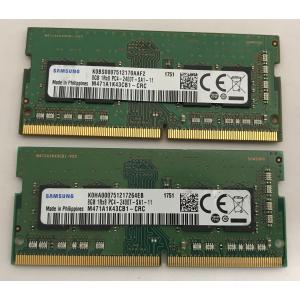 SAMSUNG 1Rx8 PC4-2400T 8GB 2枚組 1セット 16GB DDR4 ノート用メモリ 260ピン ECC無し PC4-19200 8GB 2枚で 16GB DDR4 LAPTOP RAM｜サンクスジェピ