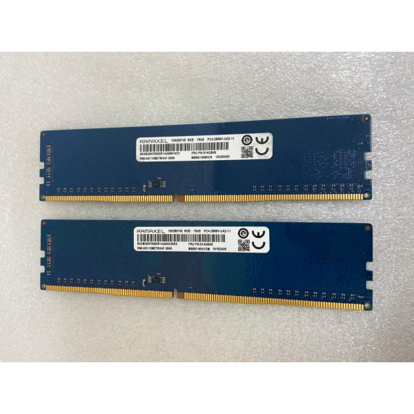 ddr4 16GB デスクトップ メモリ ramaxel pc4-2666v-UA2-11 8GB ...