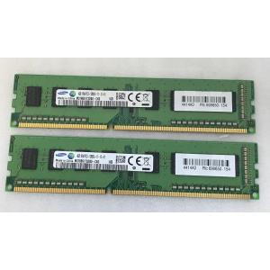 SAMSUNG 1Rx8 PC3-12800U 4GB 2枚組 DDR3 8GB DDR3 デスクト...