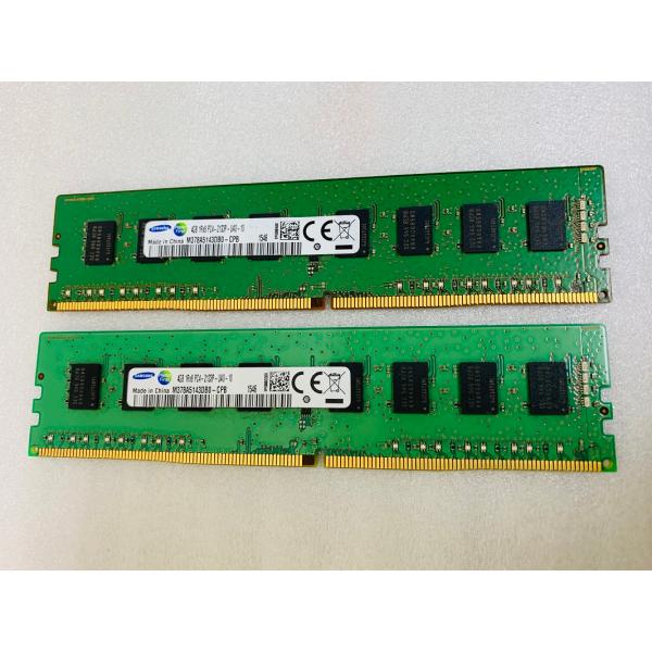 SAMSUNG PC4-2133P-UAO-10 DDR4 2133P 4GB 2枚 8GB DDR...