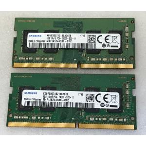 SAMSUNG 1Rx8 PC4-2400T 8GB 2枚組 1セット 16GB DDR4 ノート用 SAMSUNG 1Rx8 PC4-2400T 8GB 2枚組 1セット 16GB DDR4 ノート用