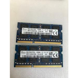 SK HYNIX 2Rx8 PC3L-12800S 8GB 2枚 16GB DDR3L ノートPC用 メモリ 204ピン DDR3L-1600 8GB 2枚セット 16GB DDR3 LAPTOP RAM｜サンクスジェピ