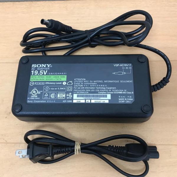 SONY 19.5V=7.7A AC ADAPTER SONY ACアダプター 19.5V=7.7A...