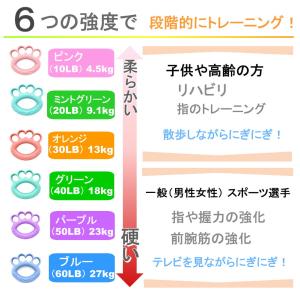 握力 トレーニング ハンドグリップ 子供 大人...の詳細画像5