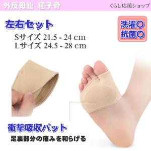 足裏保護パッド 中足骨パッド 種子骨保護 痛み...の詳細画像1