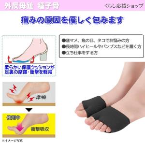 足裏保護パッド 中足骨パッド 種子骨保護サポー...の詳細画像3