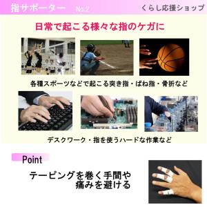 指サポーター ばね指 突き指 腱鞘炎 関節痛 ...の詳細画像2