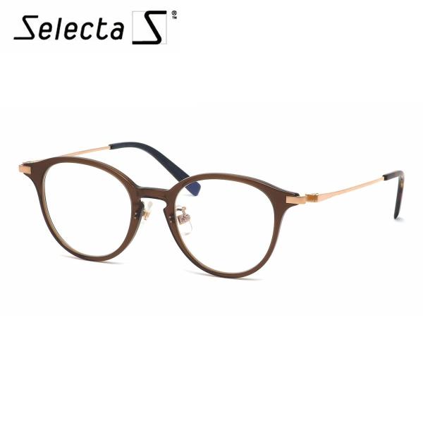 selecta セレクタ メガネ 87-0008 2 47サイズ ボストン クラシック ヴィンテージ...