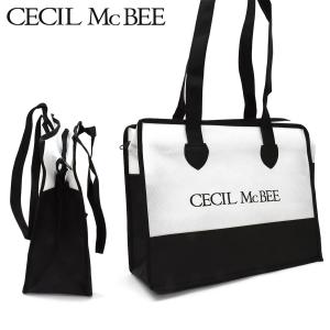 【メール便：1個まで】セシルマクビー CECIL McBEE ショッパー ブランド ロゴ入り バッグ...