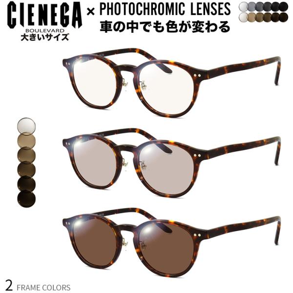 シェネガ CN-K32 可視光調光 アートEX サングラス 車の中でも色が変わる 2WAY CIEN...