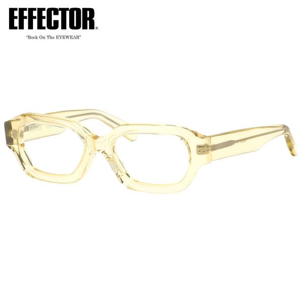 EFFECTOR エフェクター メガネ GAIN KI 53サイズ GAIN ゲイン スクエア 肉厚...