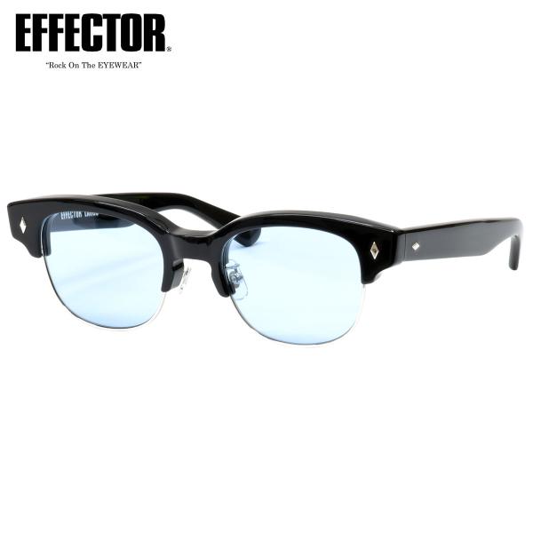 エフェクター LARGO BK/BL 49 サングラス EFFECTOR ラルゴ セルブロー 黒縁 ...