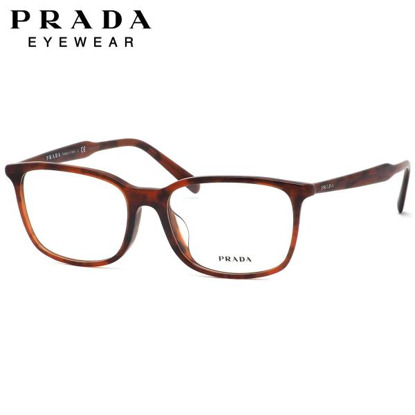 プラダ PR13XVF 5491O1 55サイズ メガネ PRADA べっ甲 レッドデミ フルフィッ...