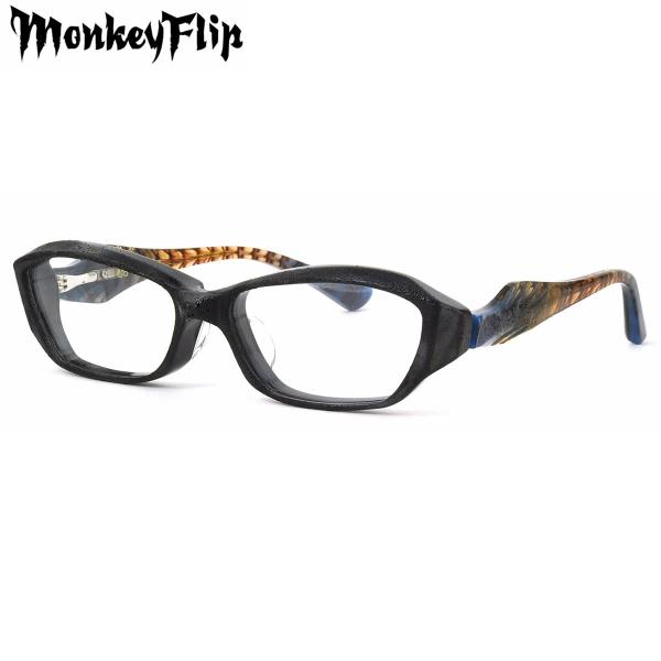 Monkey Flip モンキーフリップ 烙 C1 58サイズ メガネ BURNOUT バーンナウト...