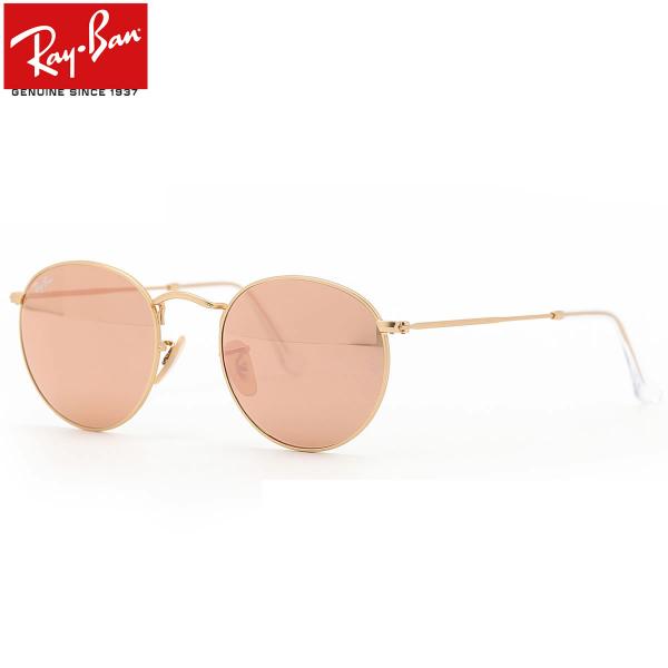 レイバン サングラス ミラー ラウンドメタル Ray-Ban RB3447 112/Z2 50サイズ...