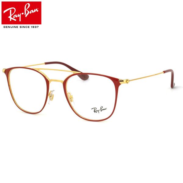 レイバン メガネ フレーム Ray-Ban RX6377 2910 50サイズ ウェリントン ツーブ...