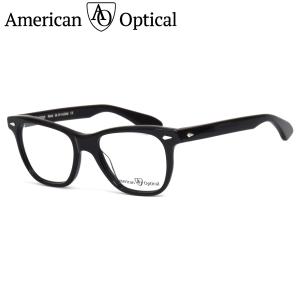 アメリカンオプティカル Saratoga-F C3 52 BK メガネ American Optical AO サラトガ 復刻 黒 メンズ レディース｜thats-net