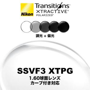 ニコン ビューフィット3 1.60球面 調光偏光レンズ カーブ付き対応 SSVF3 XTPG NIKON VIEWFIT3 TRANSITIONS X｜thats-net