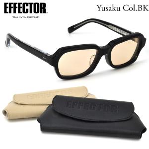 エフェクター YUSAKU BK 51サイズ サングラス EFFECTOR × 松田優作事務所 ユウサク オフィシャルコラボ ユーサク 松田優作 探偵｜thats-net