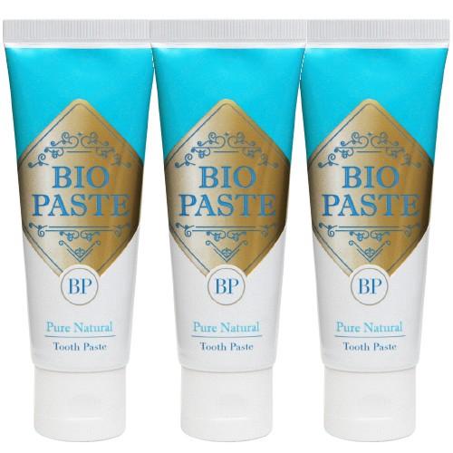 BIO PASTE　バイオペースト　60g×3本セット　歯磨き粉　デンタルケア　100%ナチュラル成...