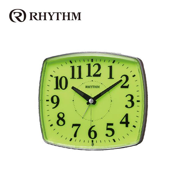 リズム  置き時計 RHYTHM フェイス31 目覚まし時計  掛置兼用 アナログ グレーメタリック...
