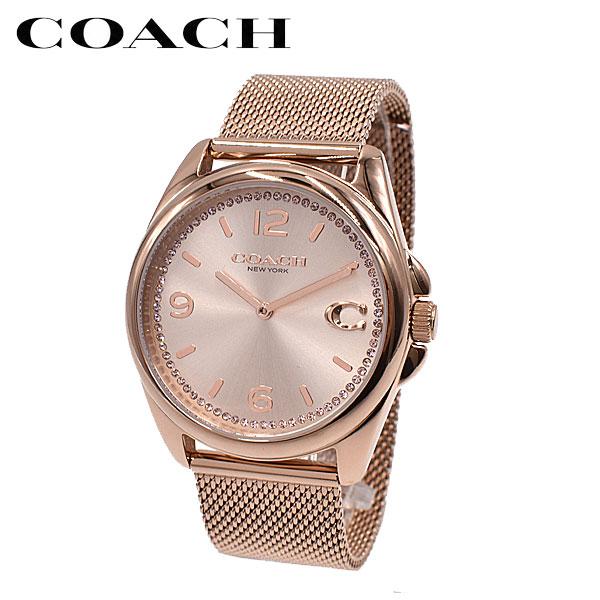 コーチ GREYSON レディース 腕時計 36mm シグネチャー メッシュベルト CC-14504...