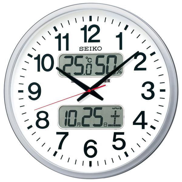 SEIKO セイコークロック   ホワイト  掛時計 電波クロック KX237S