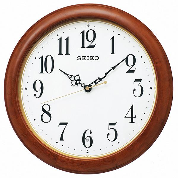 SEIKO セイコークロック   ブラウン  掛時計 電波クロック KX246B