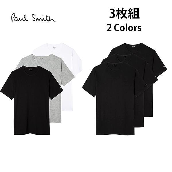 ポールスミス クルーネック Tシャツ メンズ 3枚セット ワンポイント カットソー ルームウェア 部...