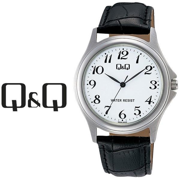 シチズン CITIZEN Q&amp;Q キューキュー センティニ メンズ 腕時計 ホワイト × ブラック ...