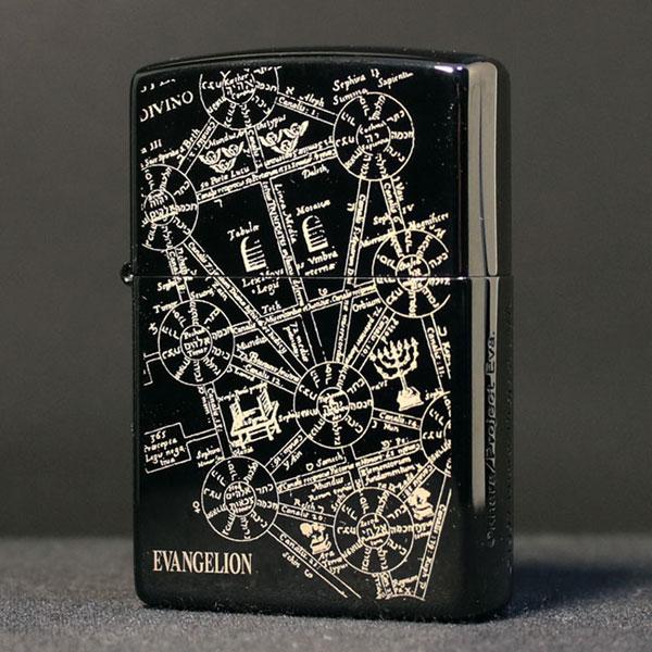 ジッポー エヴァンゲリオン ライター メンズ ブラック Tree of Life 生命の樹 ZIP-...
