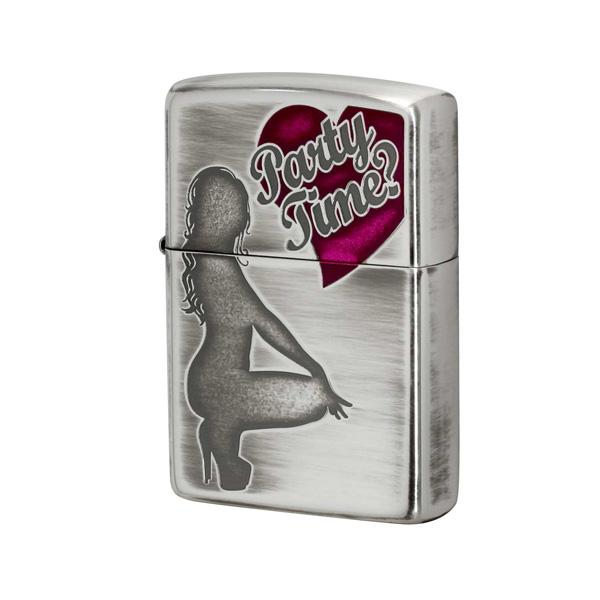 【ZIPPO】 ジッポー オイルライター SEXY GIRL セクシーガール 銀いぶし SG-KB ...
