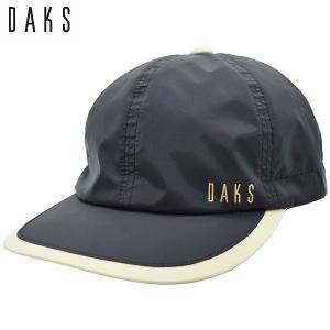 ダックス DAKS レインキャップ ブラック 黒 撥水 メンズ 父の日 ギフト 紳士 レディース 母の日 ギフト 婦人 帽子 春夏秋冬 D1659｜the-carucheratanhat