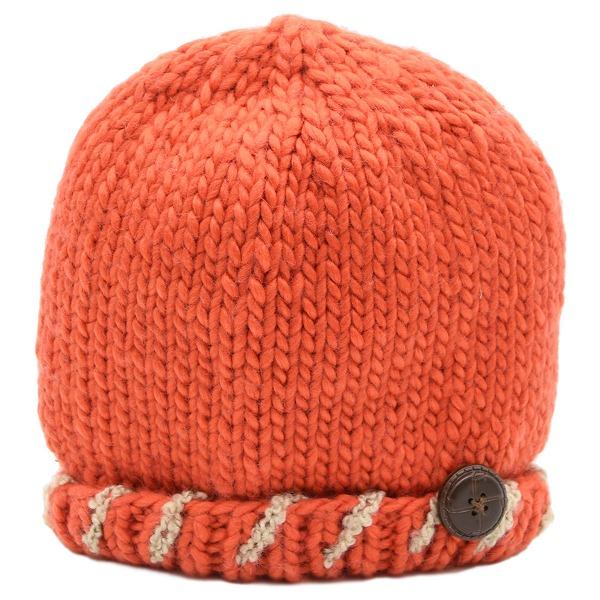 ニット帽 キッズ ジュニア ベビー ミルサセカンド milsa second オレンジ 小さいサイズ...