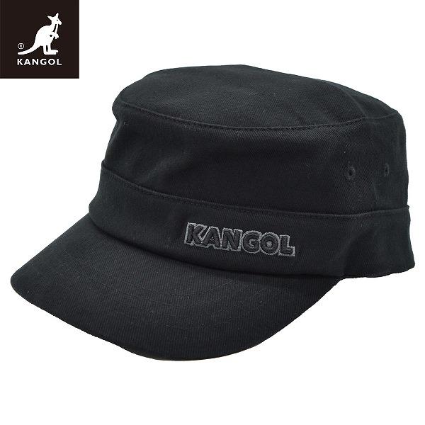 カンゴール KANGOL コットンツイルアーミーキャップ ブラック 黒 ワークキャップ メンズ ギフ...