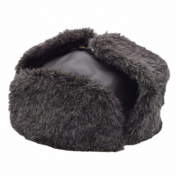 STETSON ステットソン フライトキャップ SE136 グレー 防寒 飛行帽 帽子 メンズ 紳士...