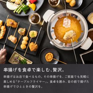 P2倍 テーブルフライヤー 卓上 家庭用 電気...の詳細画像1